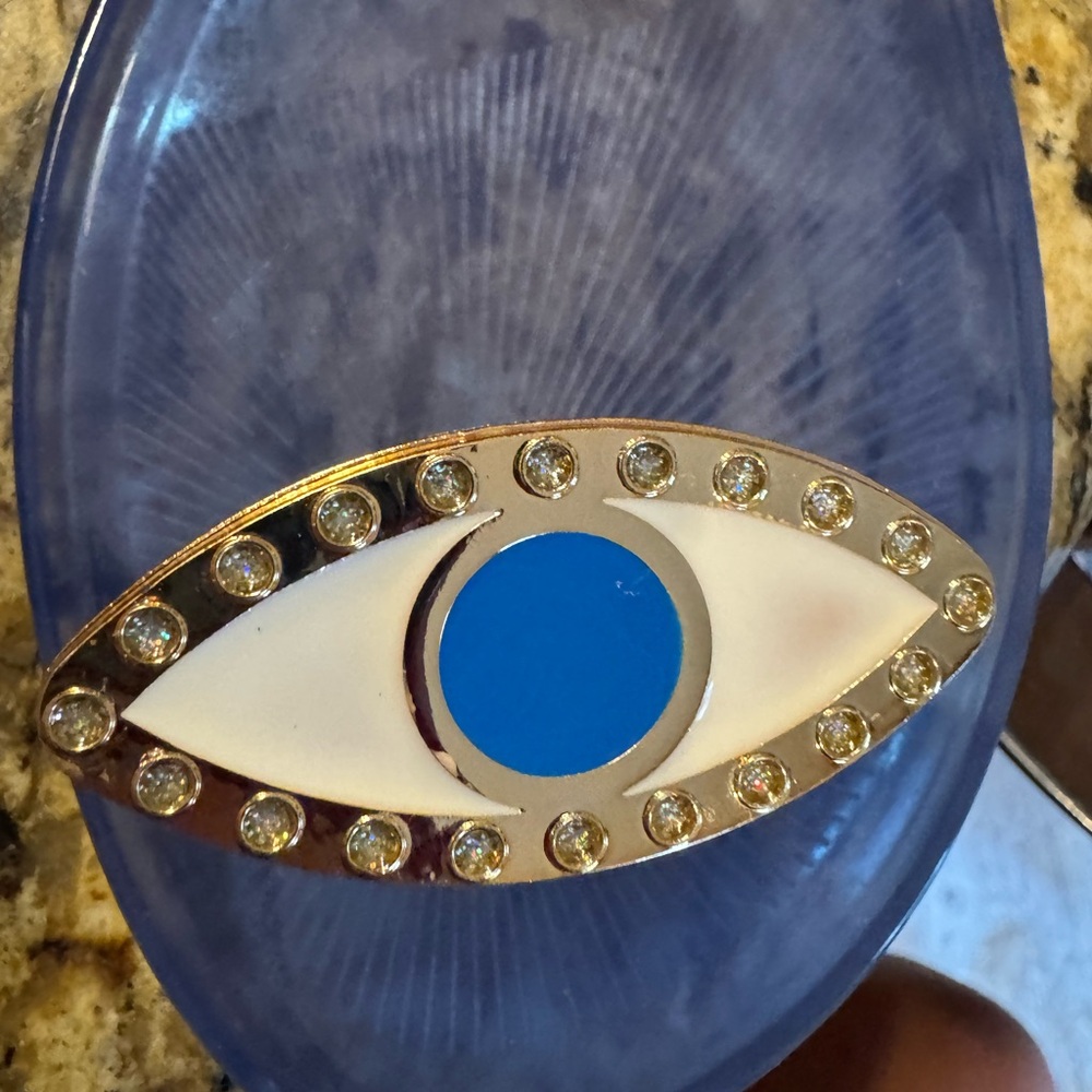 Katy Perry Collections Transparent Blue Eye jelly sandals size 9 - 2 pairs $45 - Picture 2 of 6